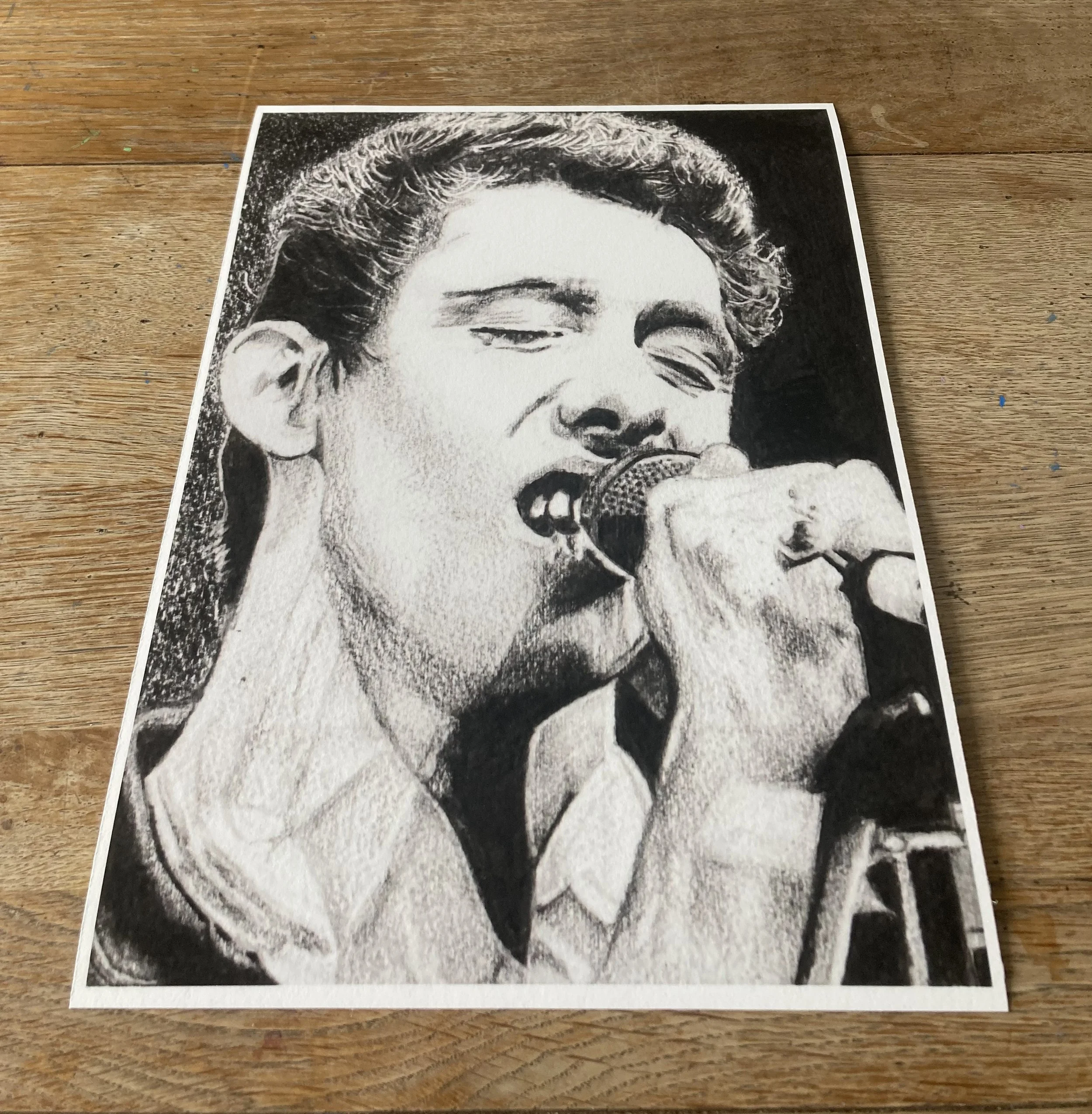 Limited Edition Shane MacGowan print — Audrey Cantillon